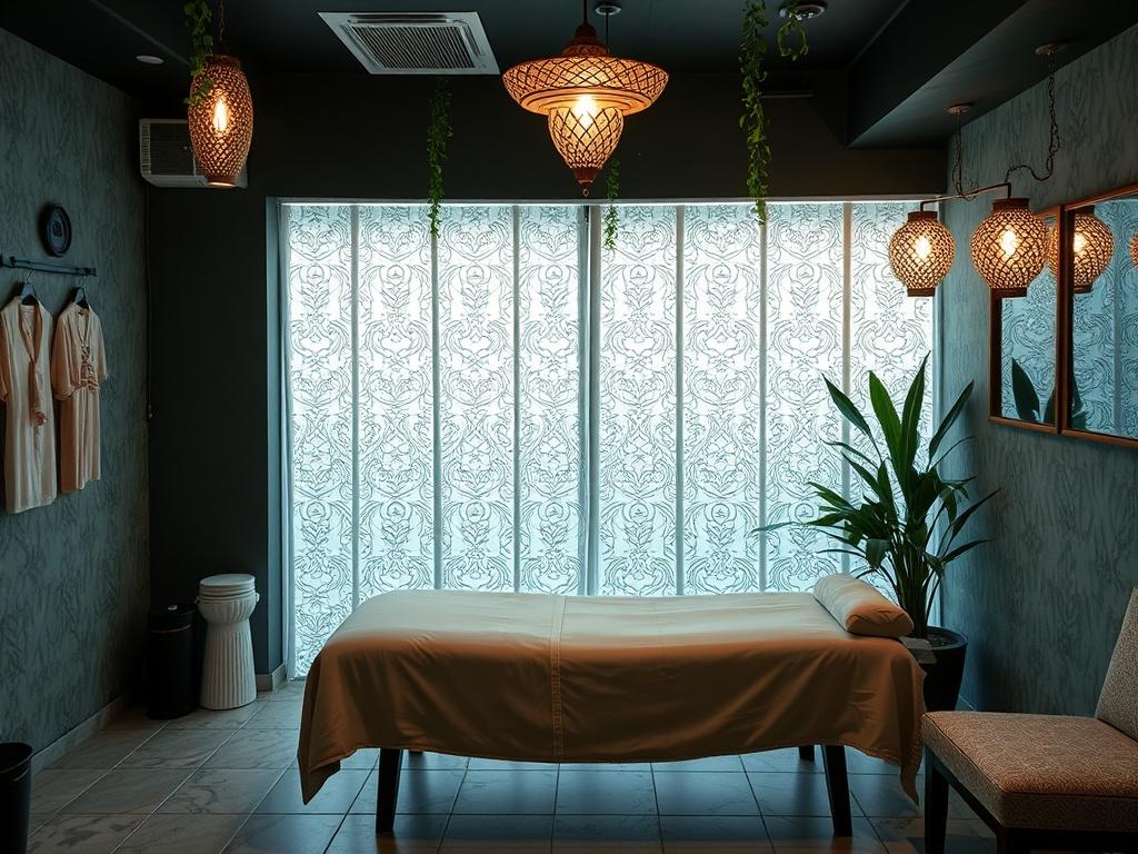 massage parlour. Safety, hygiene, and therapist qualifications