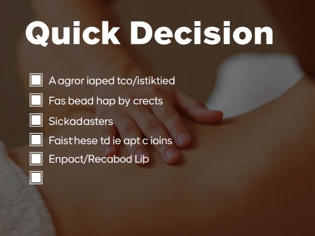 body rub south jersey. Quick decision checklist